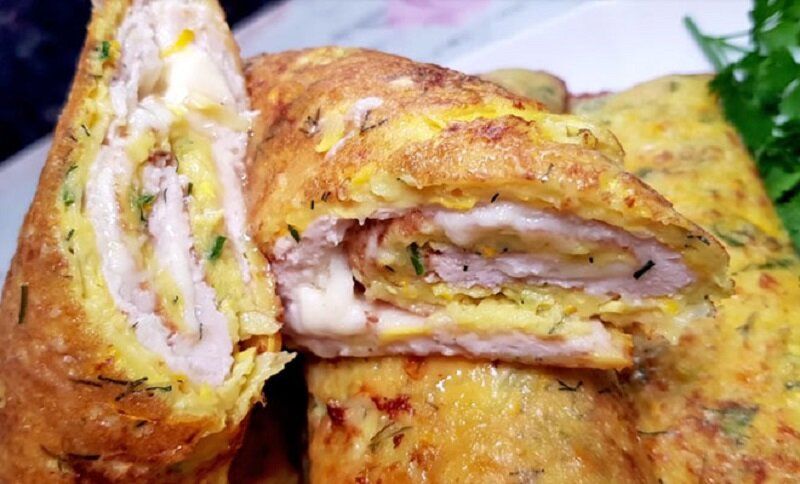 Завораживающие кабачковые блинчики с изысканной начинкой