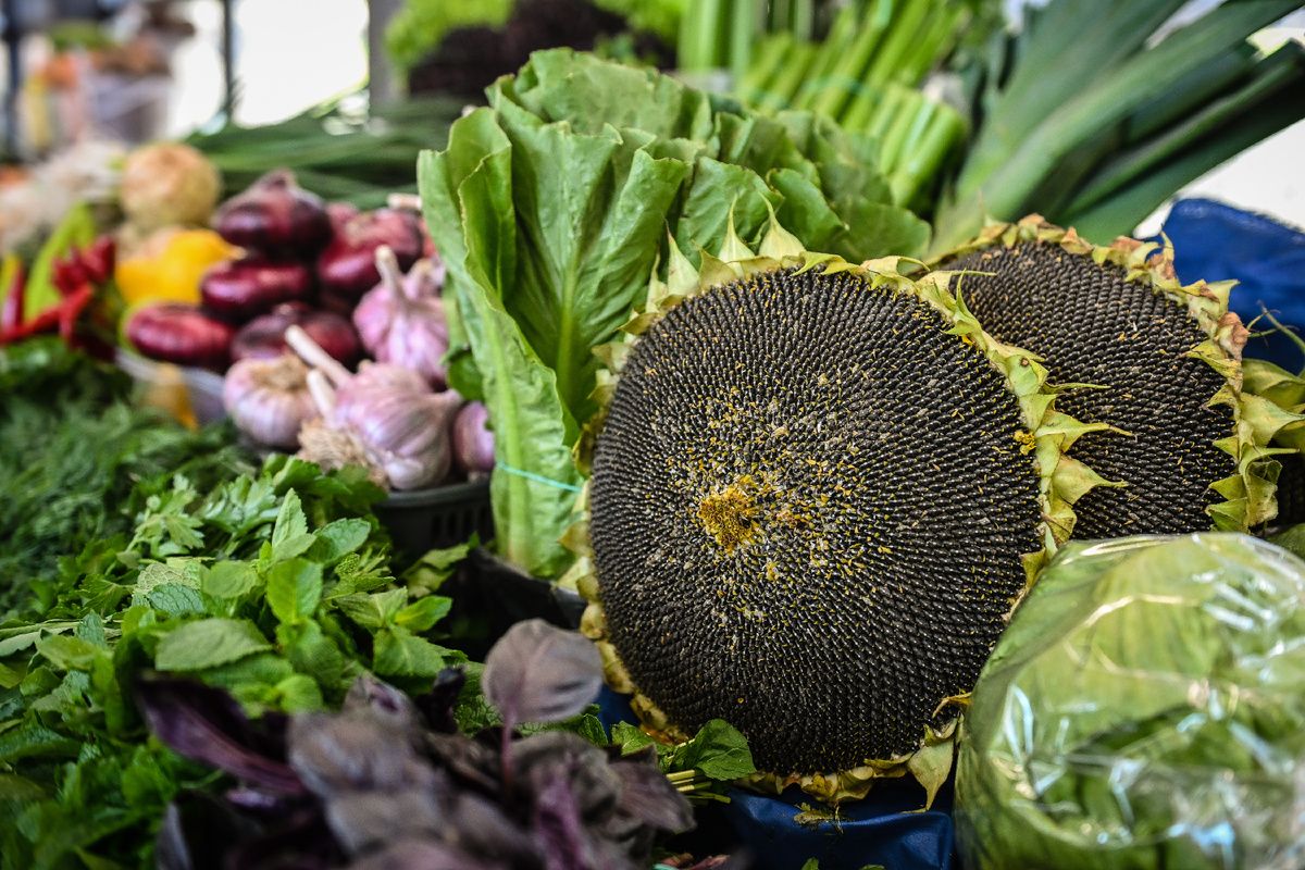 Ярмарки Москвы наполнили свежие тыквенные и подсолнечные семечки