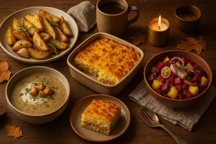 Отыщите осеннее вдохновение с картофельными рецептами