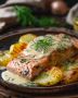 Лосось с картошкой и сливочным соусом: идеальный ужин для осеннего вечера
