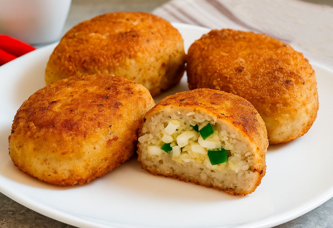 Рыбные зразы с луком и яйцом