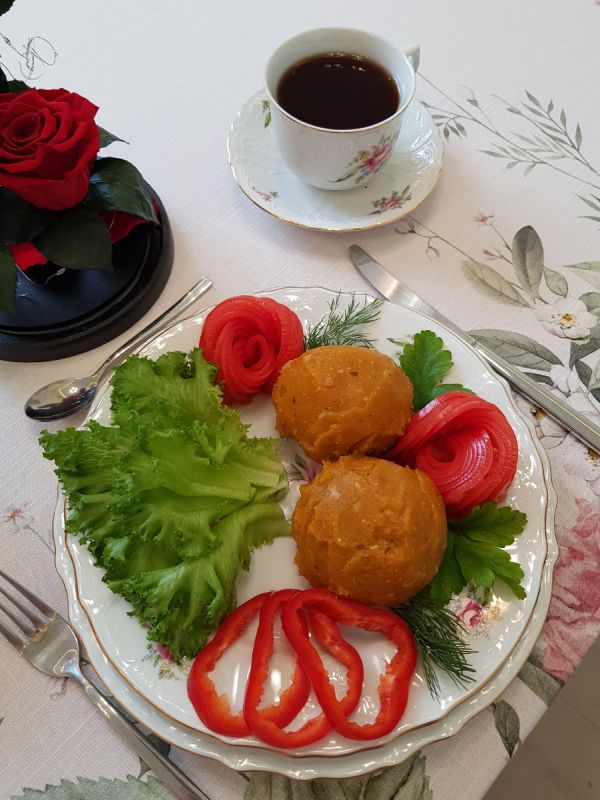 Тепло осени: нежные тефтели с тыквой