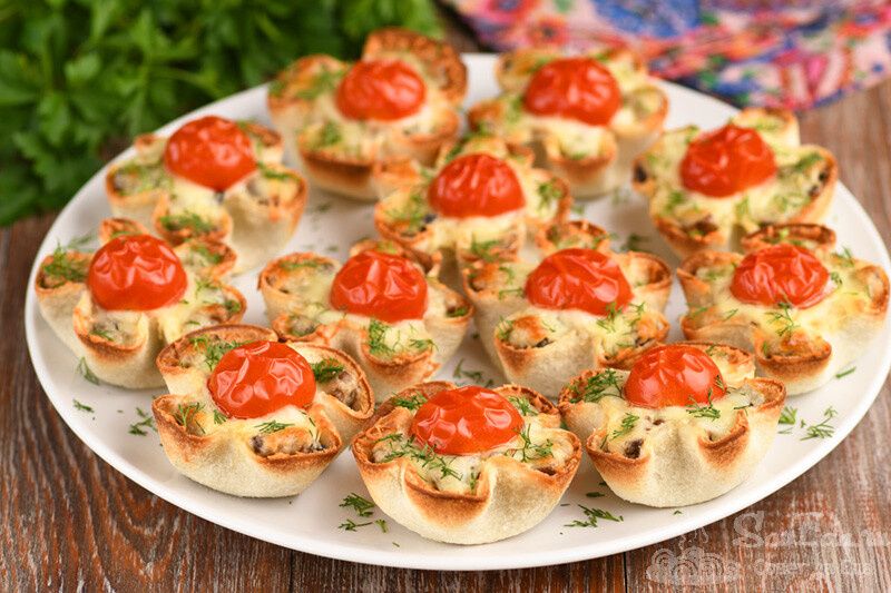 Удивительные закуски в корзиночках: три уникальных рецепта