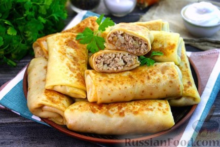 Вкуснейшие начинки для блинов на Масленицу