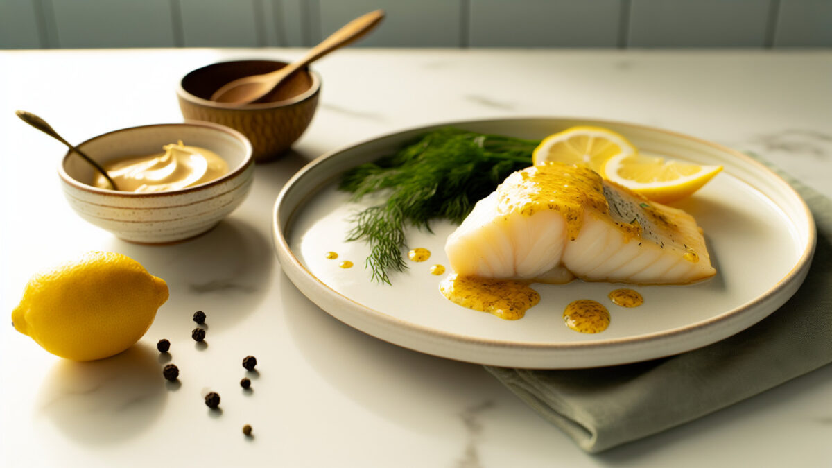 Дижонская горчица превращает минтай в нежнейший деликатес