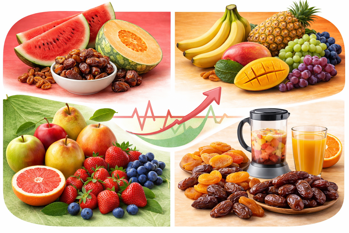 Фрукты, которые могут повлиять на уровень сахара в крови