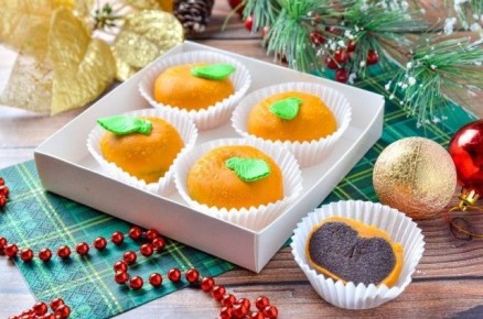 Как приготовить яркое и вкусное пирожное 'картошка мандарин'