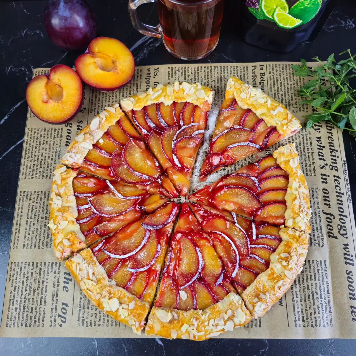 Как приготовить ароматную галету со сливами: секреты и советы