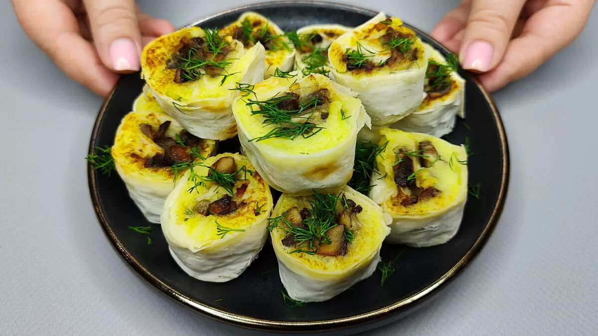 Вкусная закуска из грибов и картофеля, которая украсит любой стол