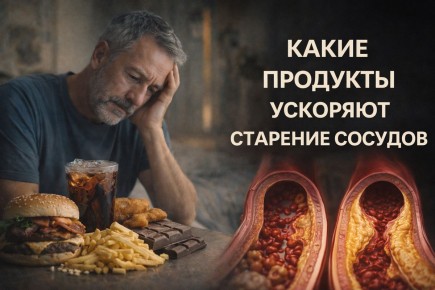 Как продукты питания влияют на старение сосудов?