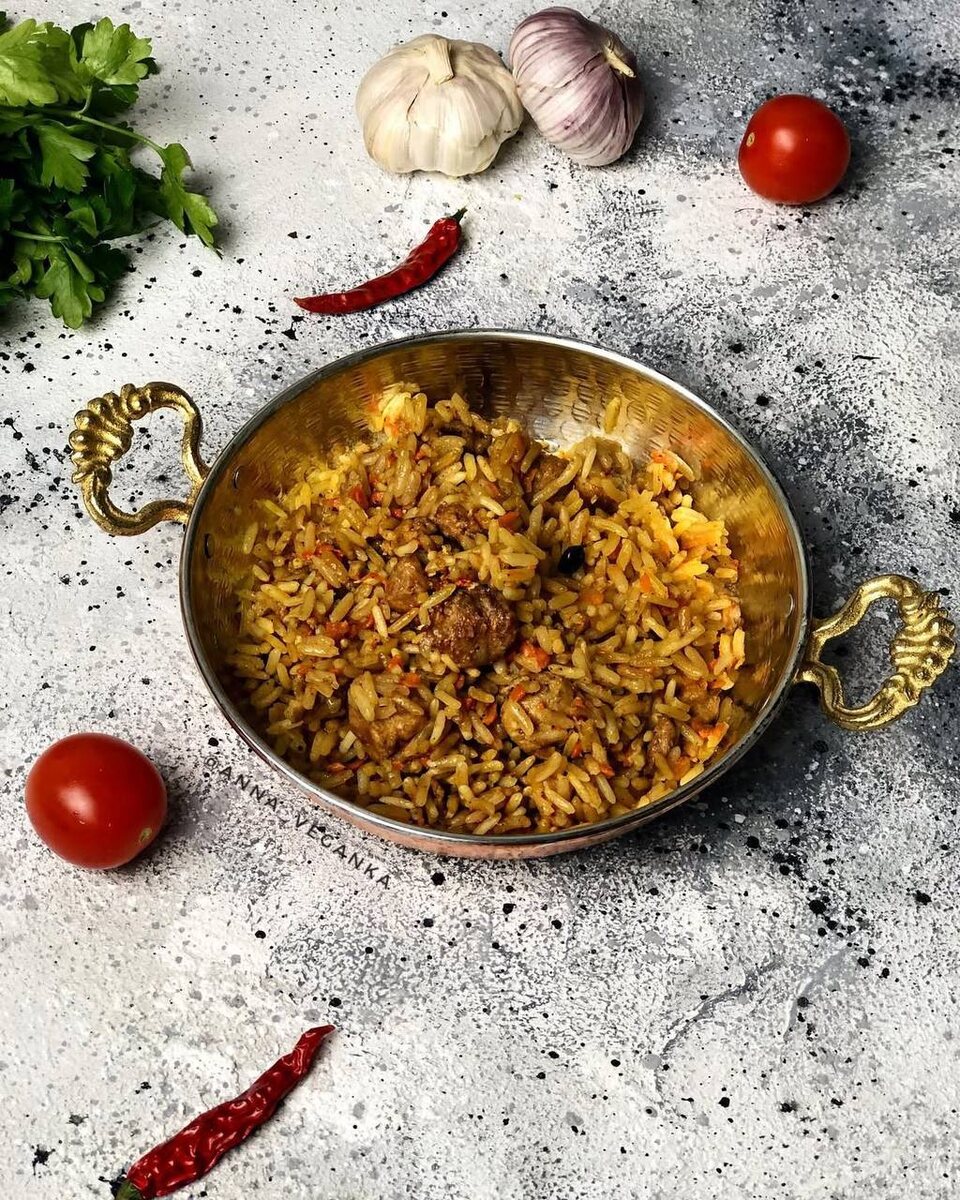 Плов с соевым мясом: постное угощение для всех
