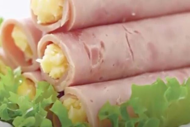 Рулетики из ветчины: вкуснейшая закуска для любого стола