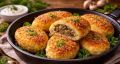 Сытные картофельные зразы с грибами на ужин без мяса