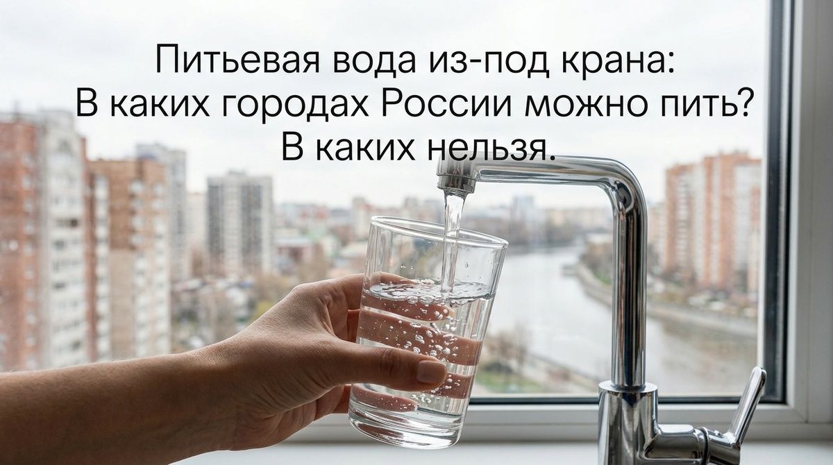 Где в России можно пить воду из-под крана, а где лучше воздержаться